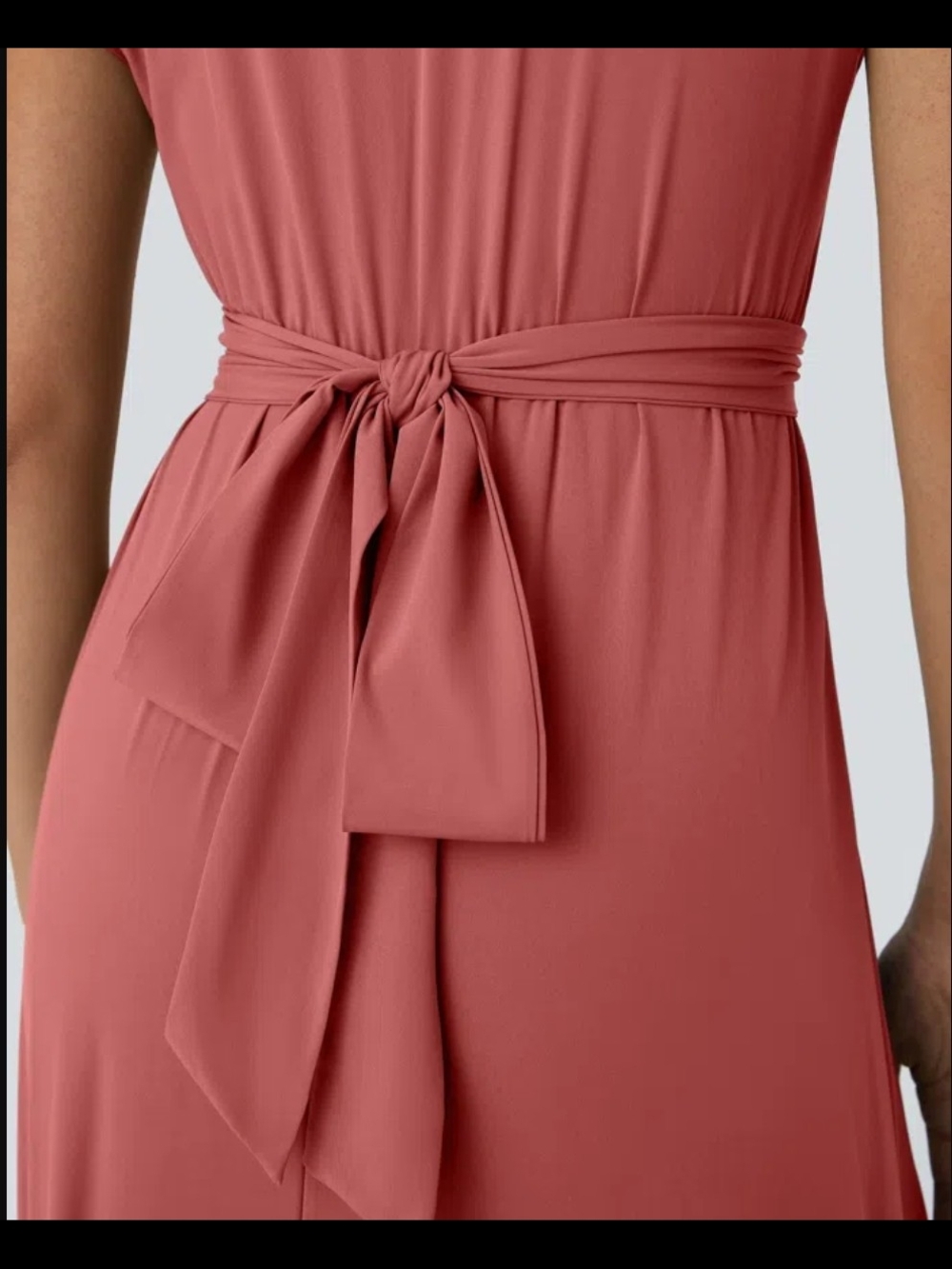 NWT HALARA XL Kopate Red Wrap-Style Dress - Picture 5 of 6